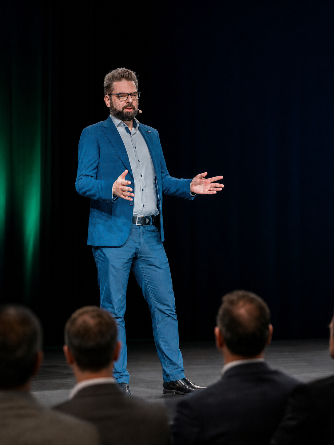 René Matis als Sprecher auf einer Microsoft-Veranstaltung
